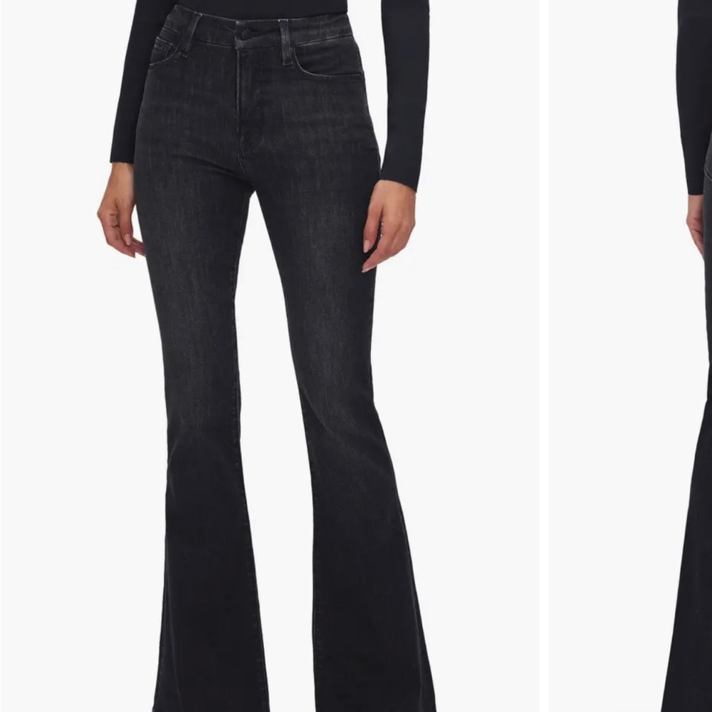 good american flare jeans